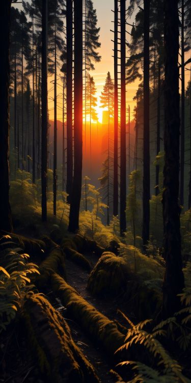 Wood, Plant, Atmosphere, Ecoregion, Natural Landscape. Wallpaper in 1080x2160 Resolution