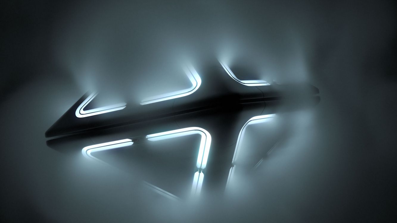 Ilustración de Luz Azul y Blanca. Wallpaper in 3840x2160 Resolution