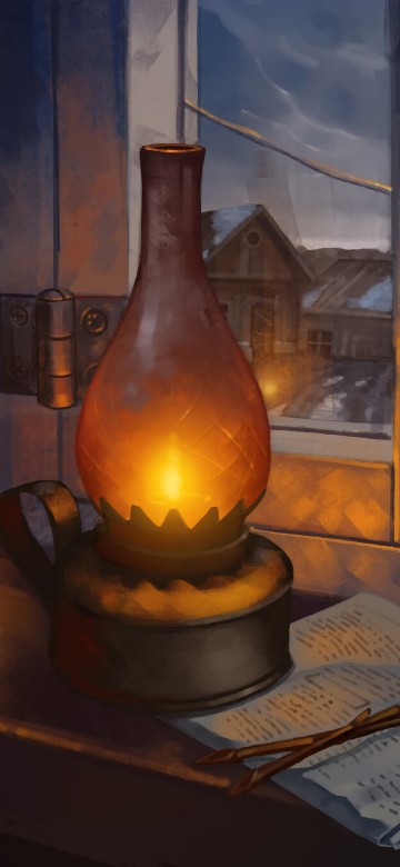 Image brown glass bottle on brown wooden table