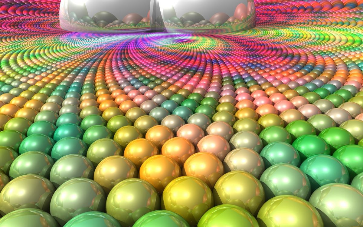 green yellow and pink plastic balls