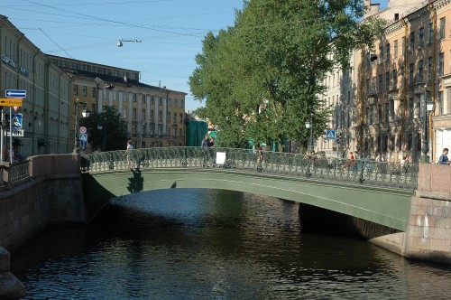 Image people walking on bridge over river during daytime