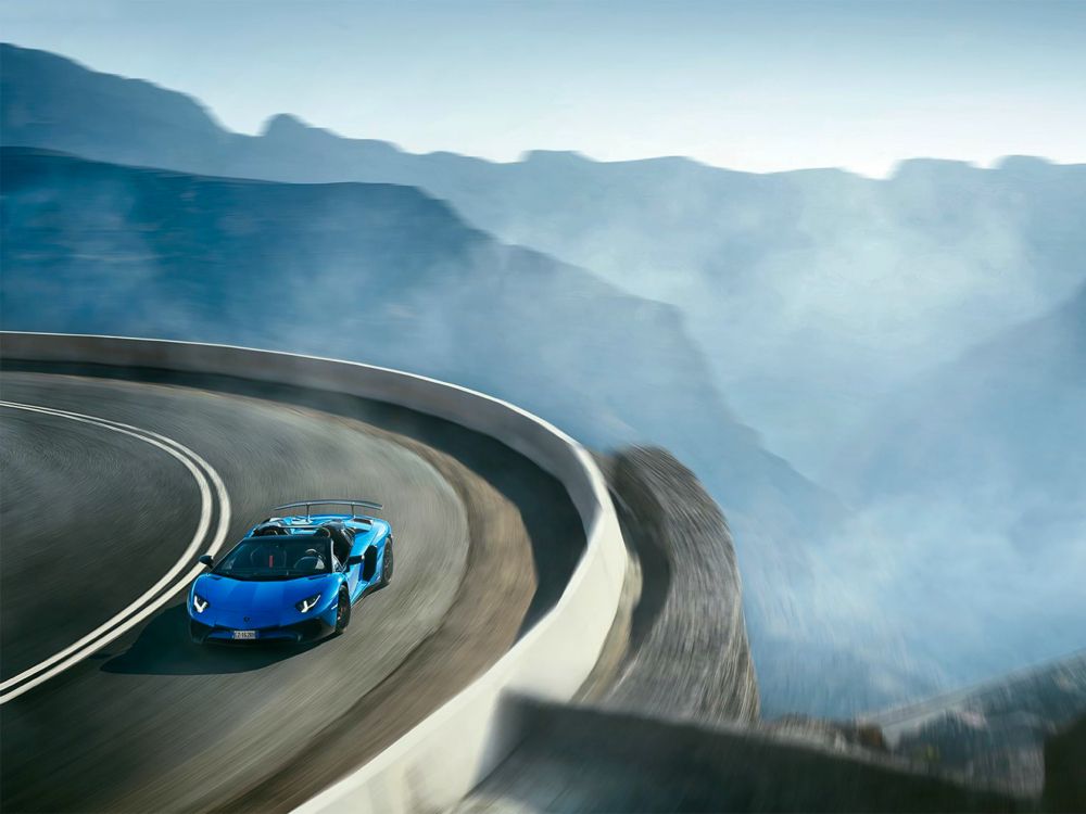 Blauer Porsche 911 Tagsüber Unterwegs. Wallpaper in 2048x1536 Resolution