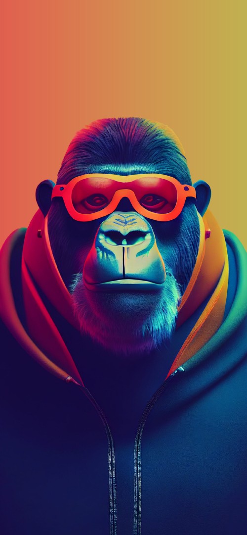 Image glasses, ios, head, primate, purple