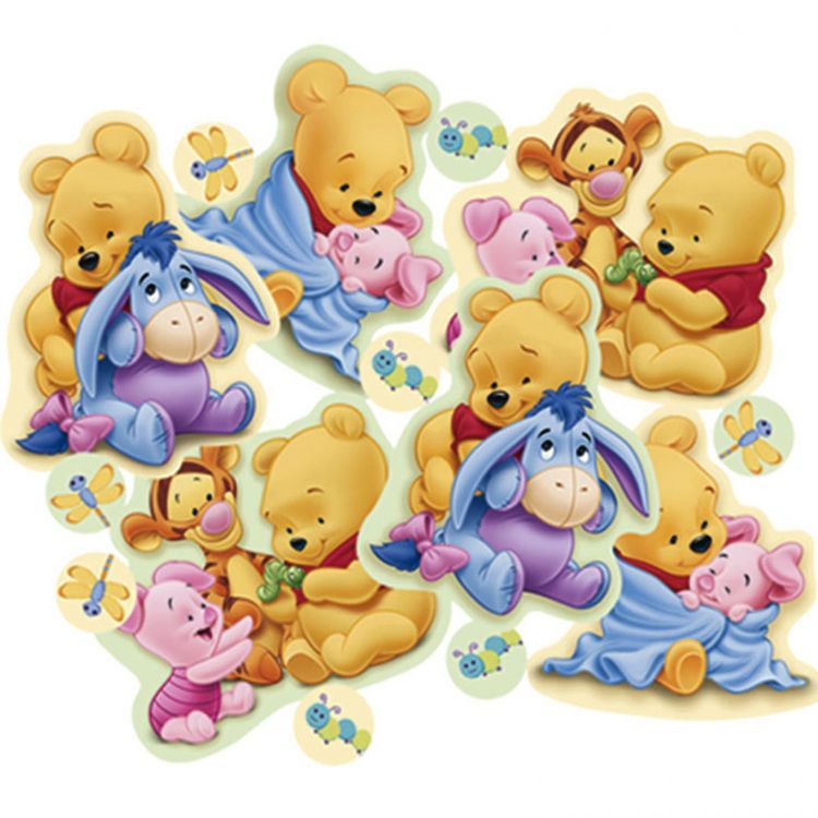 Brown Bear and Pink Pig Cartoon Characters. Wallpaper in 1600x1600 Resolution