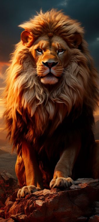 Leones, Luz, Felidae, Carnívoro, Grandes Felinos. Wallpaper in 1080x2400 Resolution