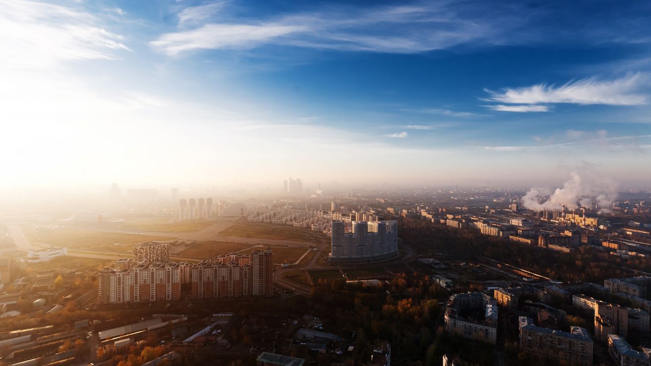 aerial view of city buildings during daytime