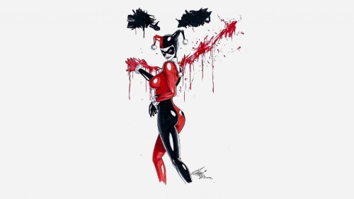 Image harley quinn, dc comics, comics, batman, joker