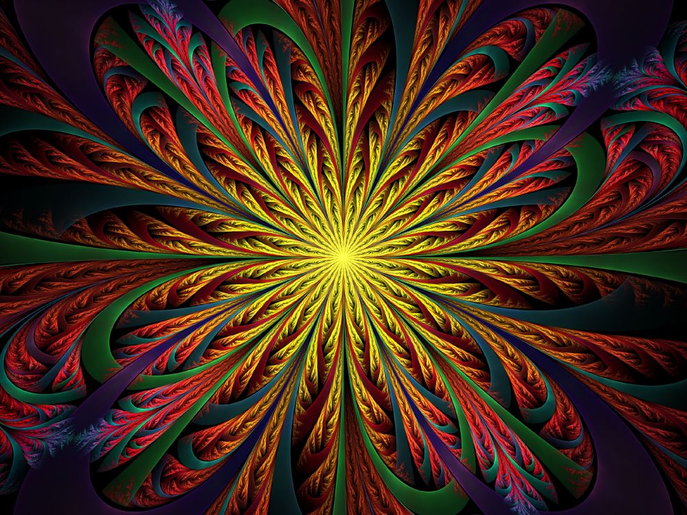 图形设计, 分形, 分形技术, 万花筒, 迷幻术 壁纸 3200x2400 允许