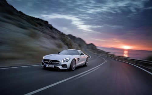 Image white mercedes benz coupe on road during daytime