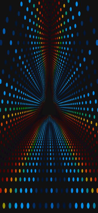 Tunnel, Design, Blau, Farbigkeit, Muster. Wallpaper in 1242x2688 Resolution