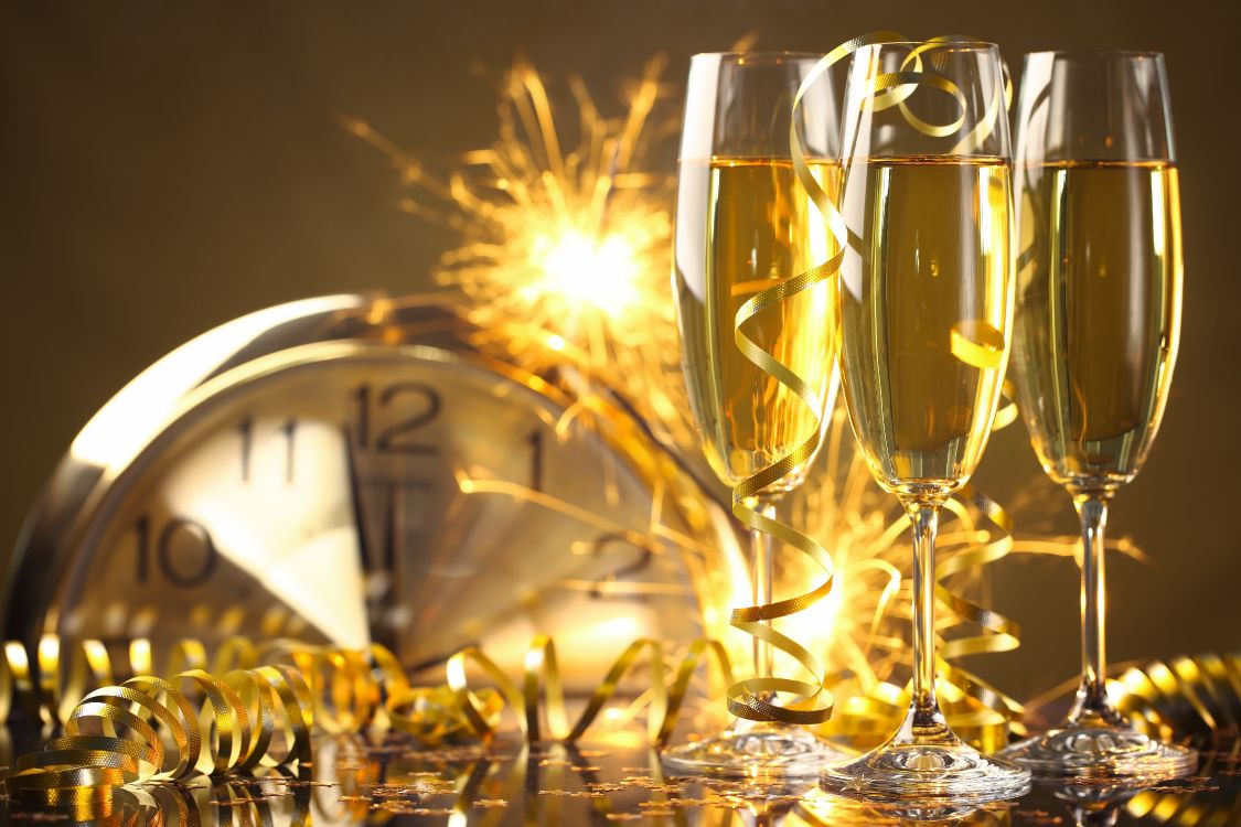 Champagne, Nouvelle Année, le Réveillon du Nouvel An, le Jour de L'an, Vin. Wallpaper in 5616x3744 Resolution