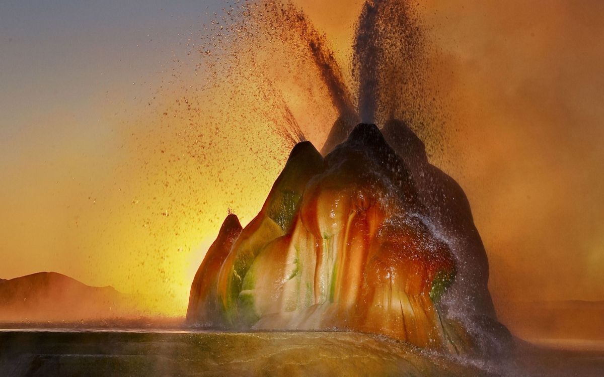 Geyser de Mouche, National Geographic, Geyser, Nature, L'écorégion. Wallpaper in 1920x1200 Resolution