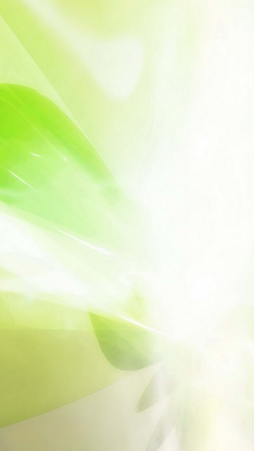 Image green and white abstract painting