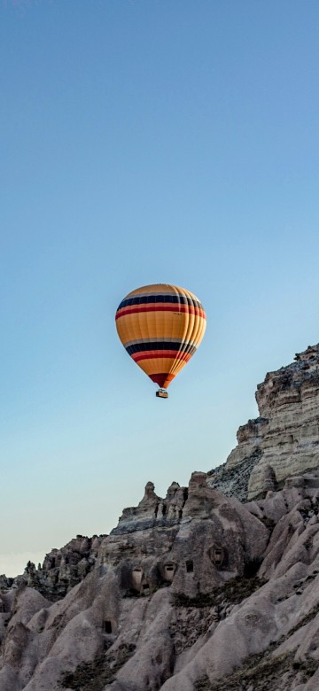 Image hot air balloon, cappadocia, flight, hot air ballooning, aerostat