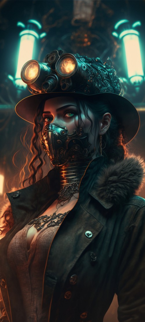 Image darkness, gas mask, fashion, hat, cool