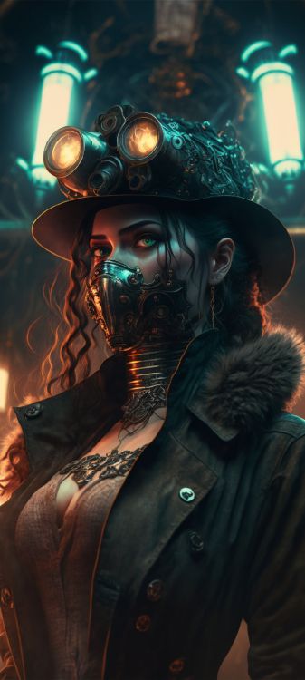 darkness, gas mask, fashion, hat, cool