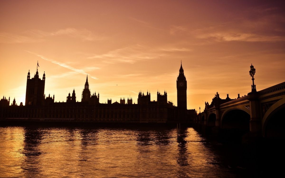 Las Casas Del Parlamento, Palacio de Westminster, el Big Ben, Hito, Horizonte. Wallpaper in 2560x1600 Resolution