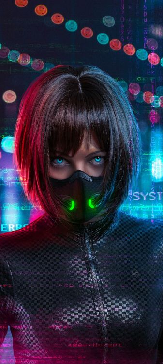 Cabello, Peinado, Luz, Morado, Las Pestañas. Wallpaper in 1080x2400 Resolution