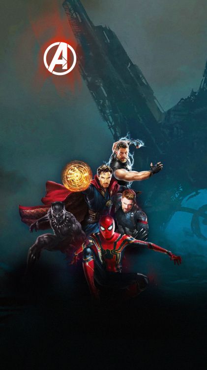 Thor, Marvel, Doctor Extraño, Avengers Infinity War, Vengadores. Wallpaper in 1080x1920 Resolution