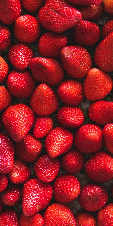 Erdbeere, Wand, Beilage, Himbeere, Berry. Wallpaper in 1500x3000 Resolution