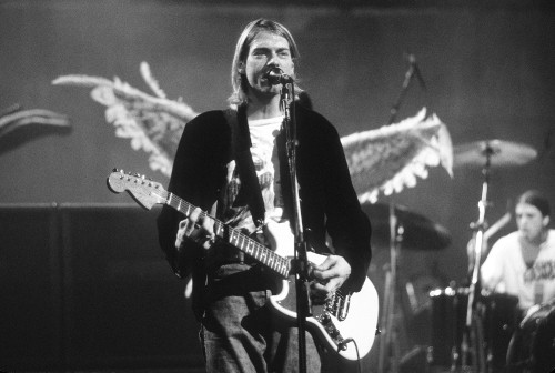 Image Nirvana, guitar, grunge, guitarist, musician