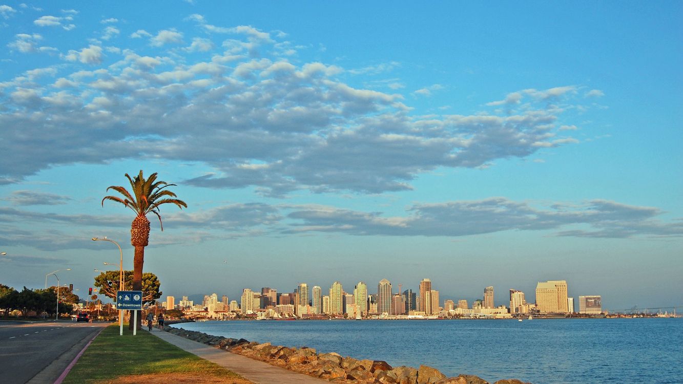 city skyline under blue sky and white clouds during daytime