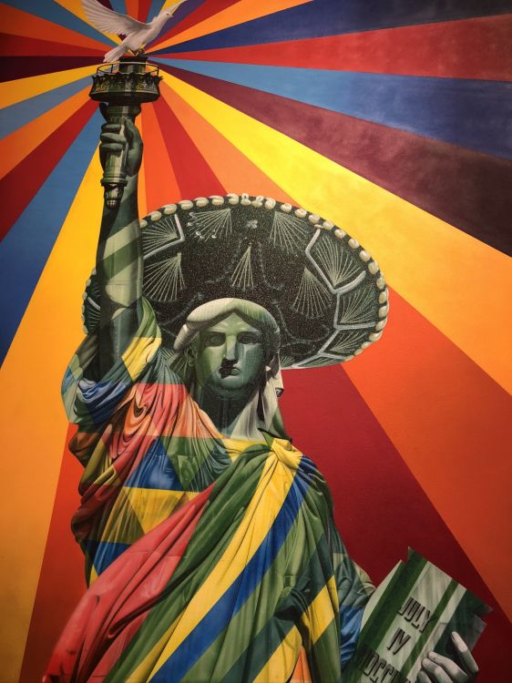 Miami, Kunst, Streetart, Eduardo Kobra, Kunstwerk. Wallpaper in 1536x2048 Resolution