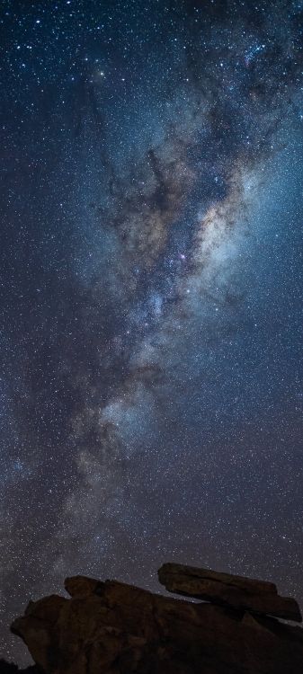 Vía Láctea, Galaxia, Objeto Astronómico, Estrella, Ciencia. Wallpaper in 1080x2400 Resolution