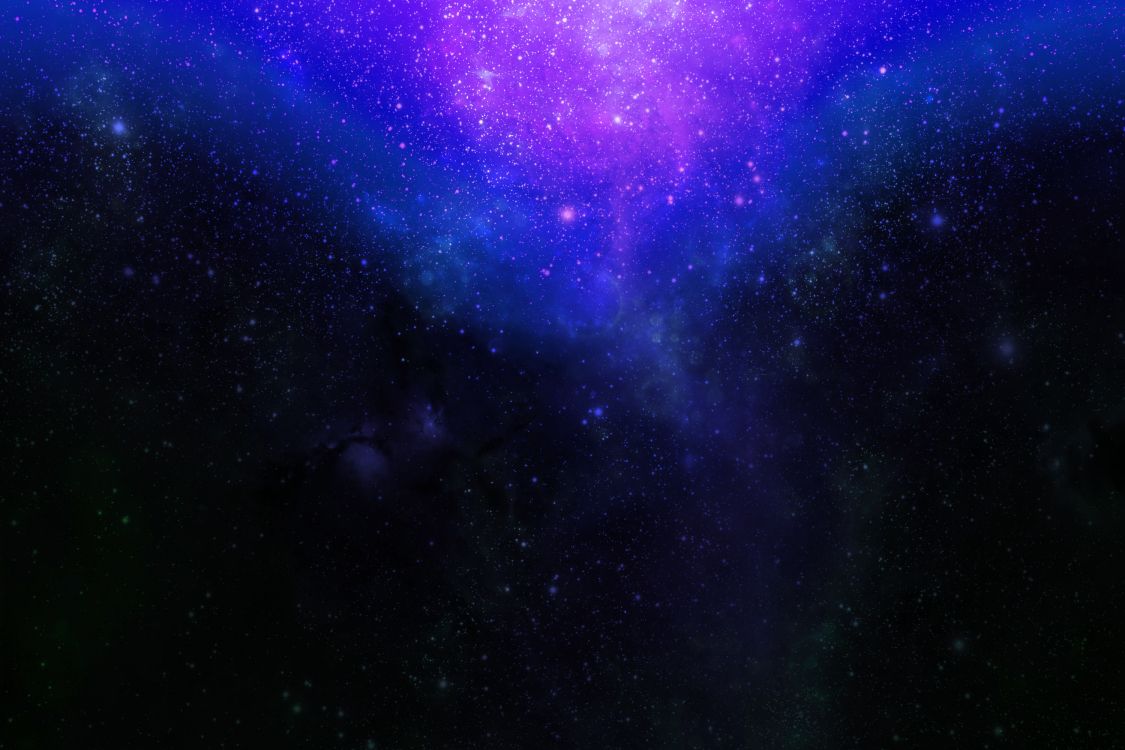 Lila Und Blauer Galaxiehimmel. Wallpaper in 3000x2000 Resolution