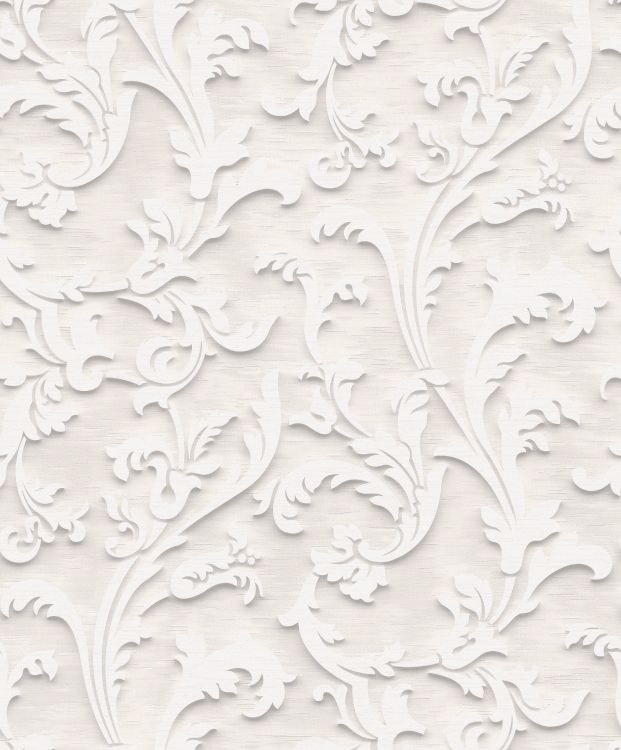 Weißes Und Graues Florales Textil. Wallpaper in 3130x3780 Resolution