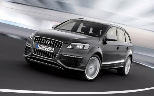 Image silver audi a 4 suv