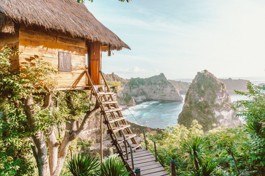 thousand islands viewpoint, paluang cliff, kelingking beach nusa penida, atuh beach, bali