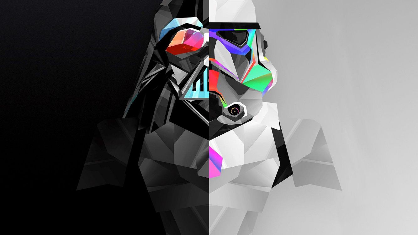 Stormtrooper, Star Wars, Graphic Design, Illustration, Design. Wallpaper in 5120x2880 Resolution