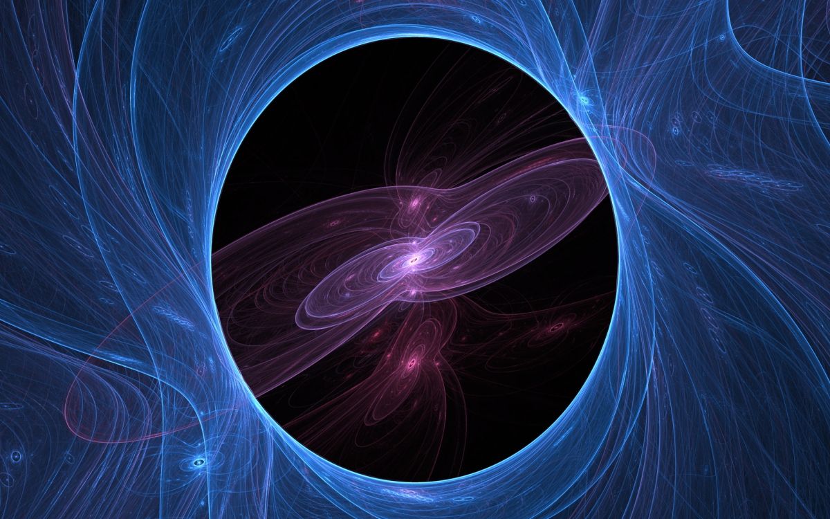 Illustration de la Lumière Bleue et Blanche. Wallpaper in 1920x1200 Resolution