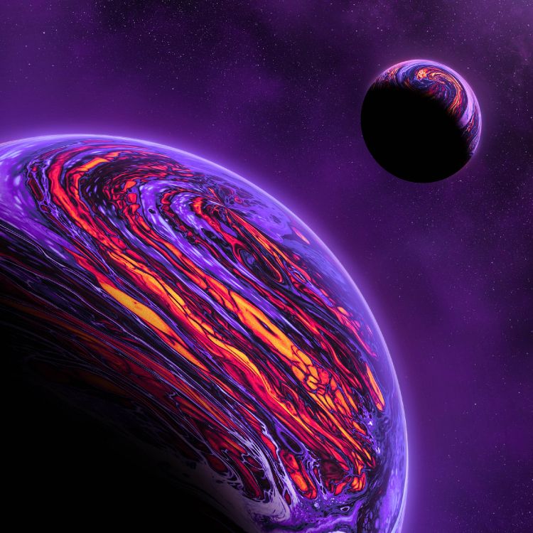 Planeta, Ambiente, Morado, Naturaleza, Violeta. Wallpaper in 2662x2662 Resolution