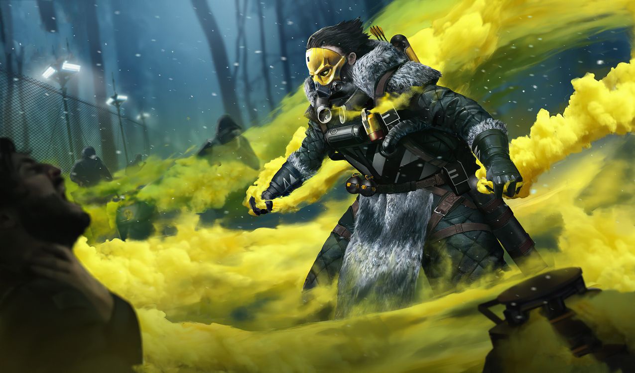 Apex Legends, Respawn Entertainment, Yellow, Games, Action Figure. Wallpaper in 3840x2258 Resolution