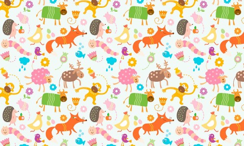 Image white green and pink hearts and hearts print textile