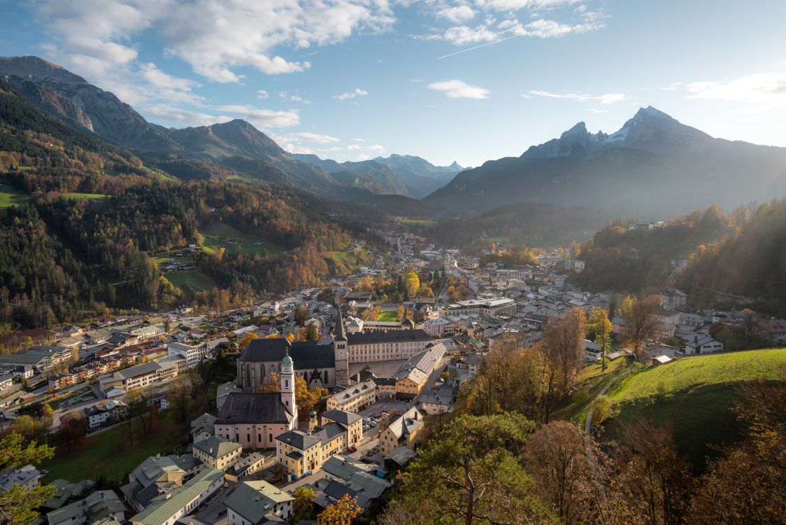 Berchtesgaden, Parque Nacional Berchtesgaden, el Nido de Aguilas, Watzmann, Viaje. Wallpaper in 7000x4669 Resolution