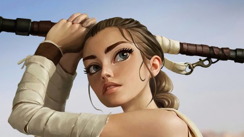 Image rey star wars fan art, king, Star Wars The Last Jedi, Darth Vader, fan art