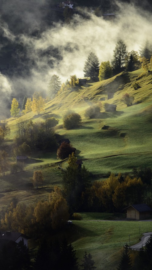 Image cloud, plant, atmosphere, mountain, natural landscape