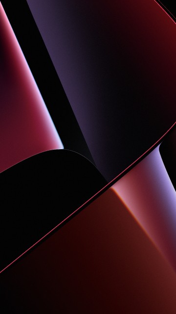 Image New 2021 MacBook Pro (Chroma-Red Dark) Stock Wallpaper in Ultra HD