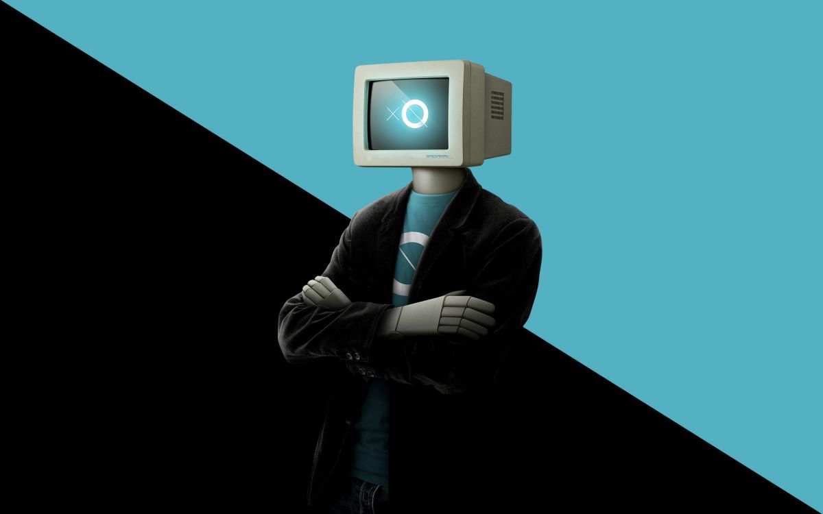 Jouet Robot Blanc et Bleu. Wallpaper in 2560x1600 Resolution