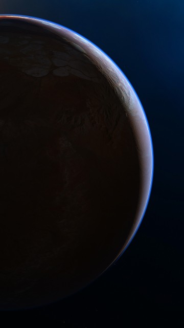 Image brown and white round container