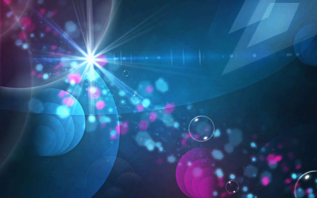 blue and pink light illustration