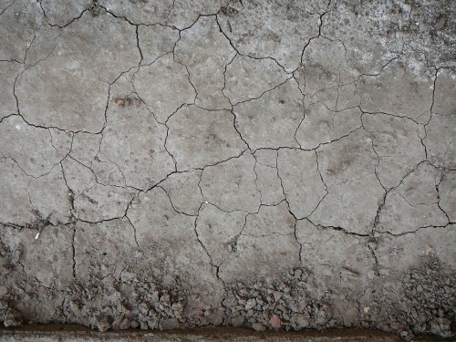 Image white and brown concrete wall