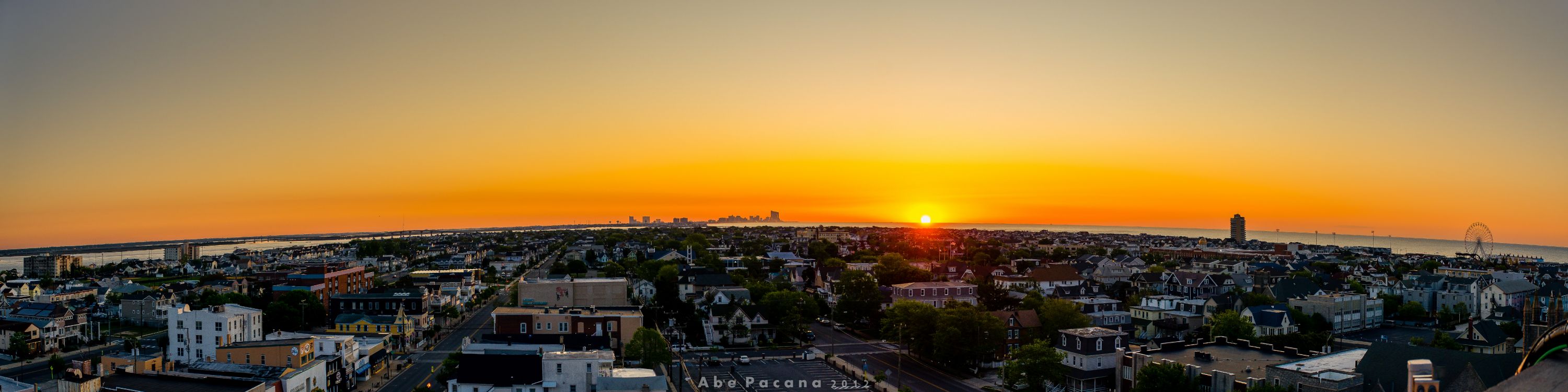 city with high rise buildings during sunset