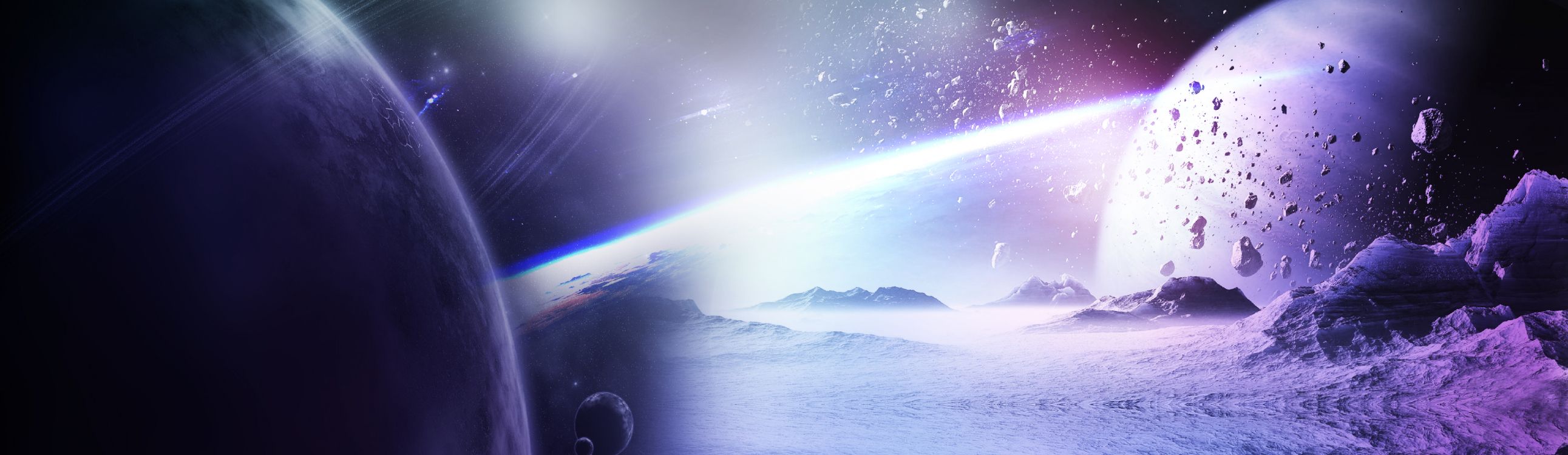 气氛, 光, 空间, 天文学对象, 外层空间 壁纸 3968x1152 允许