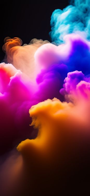 Cumulus, Marine Biologie, Wortschatz, Purpur, Orange. Wallpaper in 1080x2340 Resolution