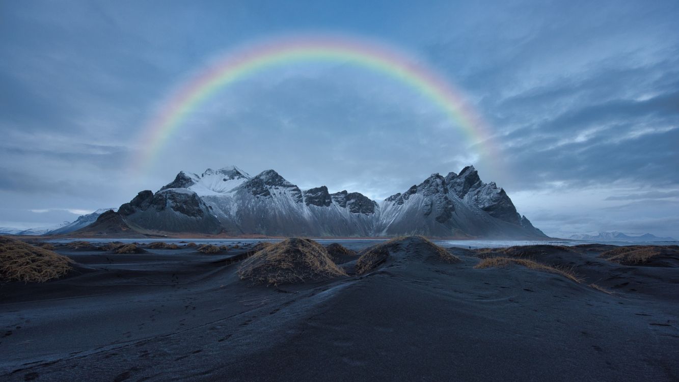 Regenbogen, Cloud, Wasser, Ökoregion, Naturlandschaft. Wallpaper in 3840x2160 Resolution