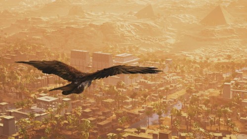 Image assassins creed origins, assassins creed, bird, bird of prey, eagle